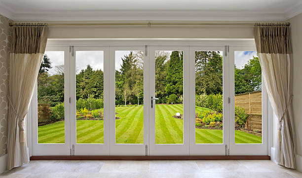 Beautiful concertina doors with garden